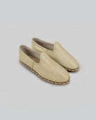 Men's Yellow Yemeni Shoes - Handcrafted Calf Leather Wide Toe Box | Bespoky