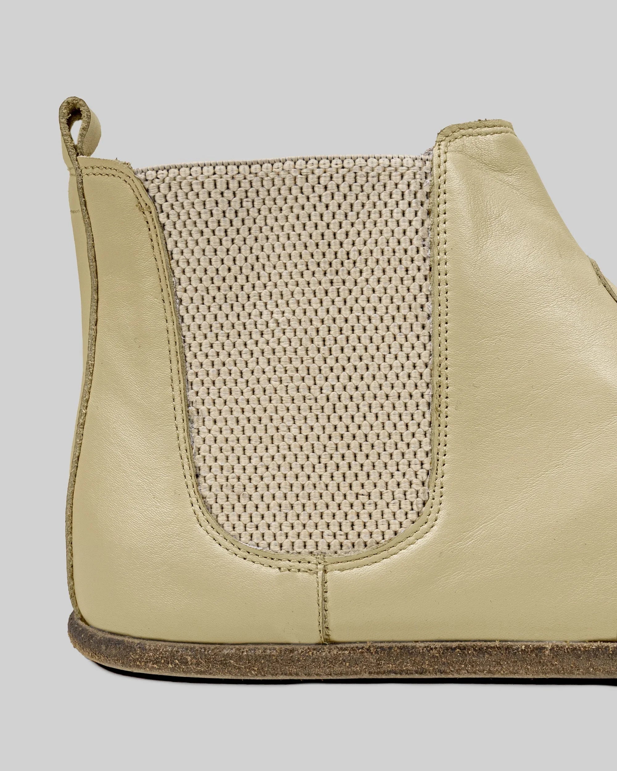 Top view Yellow Chelsea Boots - Handcrafted Calf Leather | Bespoky