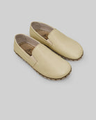 Women's Yellow Barefoot Shoes - Handcrafted Calf Leather Wide Toe Box | Bespoky