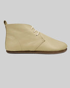 Detail Yellow Ankle Boots - Handcrafted Calf Leather Turkey | Bespoky