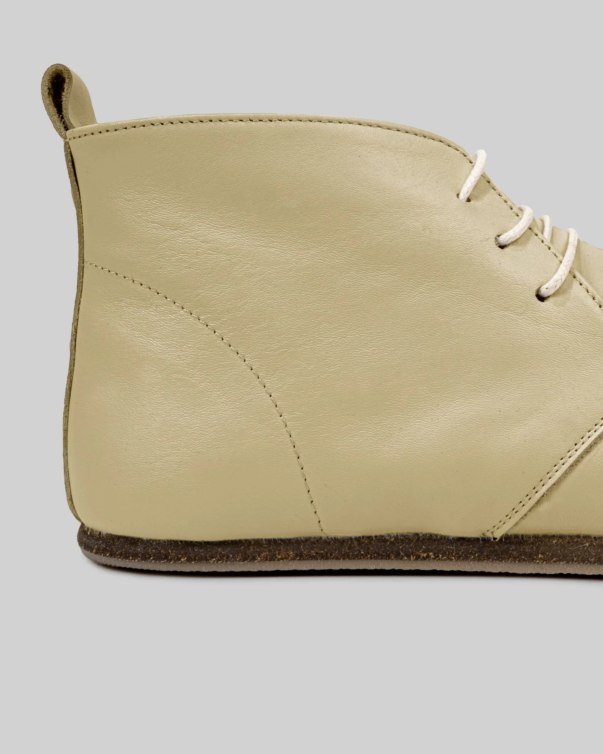 Top view Yellow Ankle Boots - Handcrafted Calf Leather | Bespoky