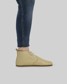Back view Yellow Ankle Boots - Calf Leather Handcrafted | Bespoky