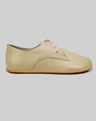 Detail Yellow Oxford Shoes - Handcrafted Calf Leather Turkey | Bespoky