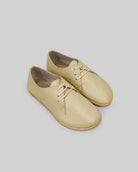 Men's Yellow Oxford Shoes - Handcrafted Calf Leather Wide Toe Box | Bespoky