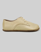 Detail Yellow Oxford Shoes - Handcrafted Calf Leather Turkey | Bespoky
