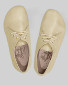 Side view Yellow Oxford Shoes - Calf Leather Zero Drop | Bespoky