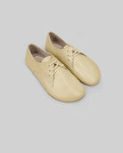 Men's Yellow Oxford Shoes - Handcrafted Calf Leather Wide Toe Box | Bespoky