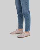 Back view Pink Oxford Shoes - Calf Leather Handcrafted | Bespoky