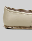 Detail Beige Barefoot Yemeni - Handcrafted Calf Leather Turkey | Bespoky