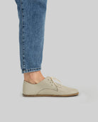 Top view Beige Oxford Shoes - Handcrafted Calf Leather | Bespoky