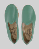 Side view Green Yemeni Shoes - Calf Leather Zero Drop | Bespoky