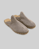 Men's Suede Slippers - Handcrafted Calf Leather Wide Toe Box | Bespoky