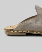 Detail Suede Slippers - Handcrafted Calf Leather Turkey | Bespoky