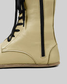 Top view Yellow Barefoot Boot - Handcrafted Calf Leather | Bespoky