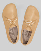 Side view Melon Yellow Oxford Shoes - Calf Leather Zero Drop | Bespoky