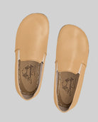 Side view Melon Yellow Barefoot Shoes - Calf Leather Zero Drop | Bespoky