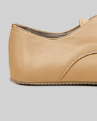 Top view Melon Yellow Oxford Shoes - Handcrafted Calf Leather | Bespoky
