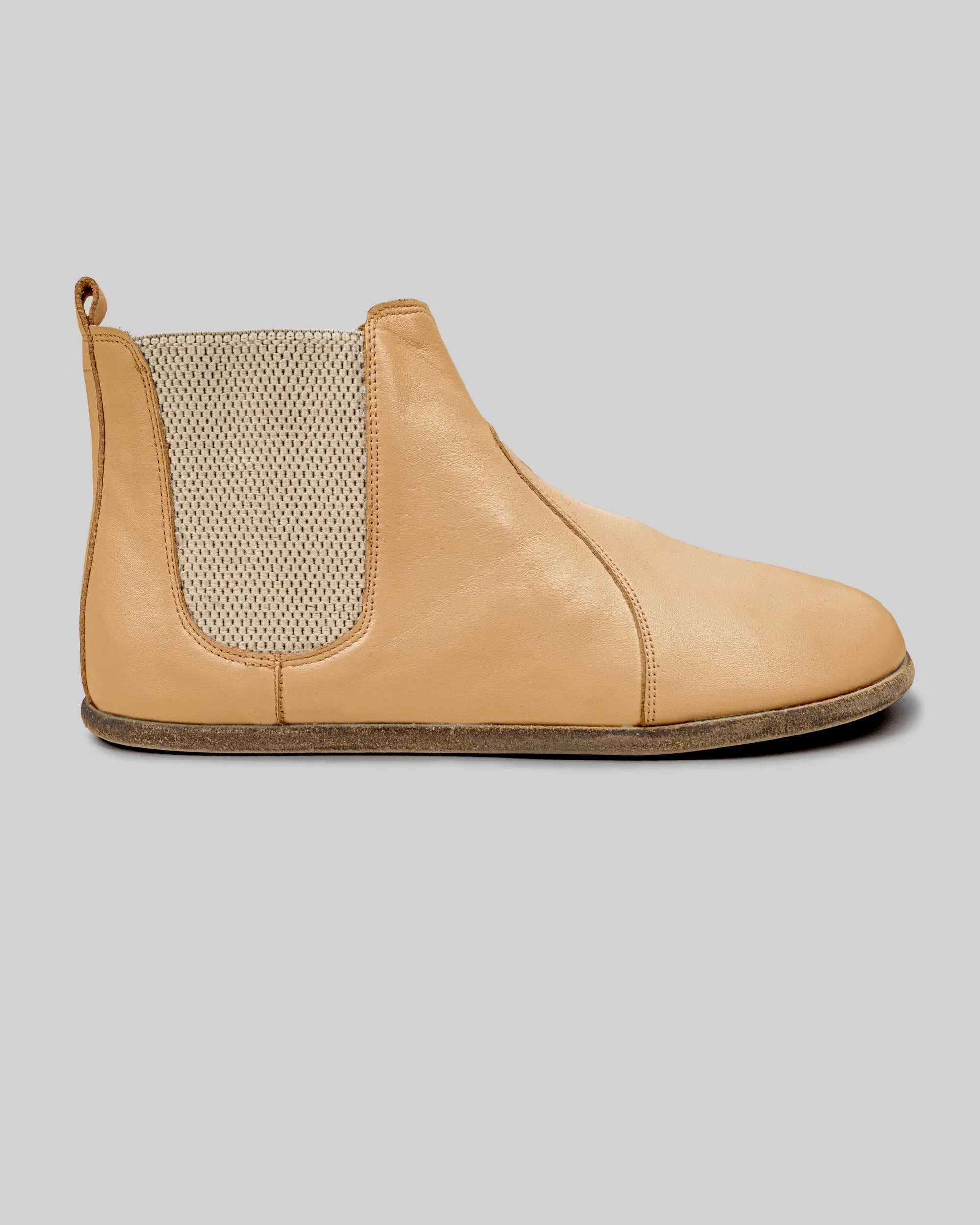 Top view Melon Yellow Chelsea Boots - Handcrafted Calf Leather | Bespoky