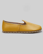 Pair Mustard Barefoot Yemeni - Barefoot Wide Toe Calf Leather | Bespoky