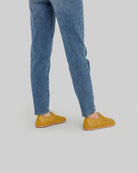 Detail Mustard Oxford Shoes - Handcrafted Calf Leather Turkey | Bespoky