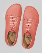 Top view Pomegranate Barefoot Sneaker - Handcrafted Calf Leather | Bespoky