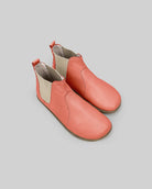 Men's Pomegranate Chelsea Boots - Handcrafted Calf Leather Wide Toe Box | Bespoky