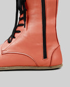 Side view Pomegranate Barefoot Boot - Calf Leather Zero Drop | Bespoky