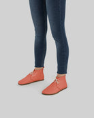 Detail Pomegranate Ankle Boots - Handcrafted Calf Leather Turkey | Bespoky