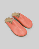 Men's Pomegranate Slippers - Handcrafted Calf Leather Wide Toe Box | Bespoky