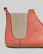 Side view Pomegranate Chelsea Boots - Calf Leather Zero Drop | Bespoky