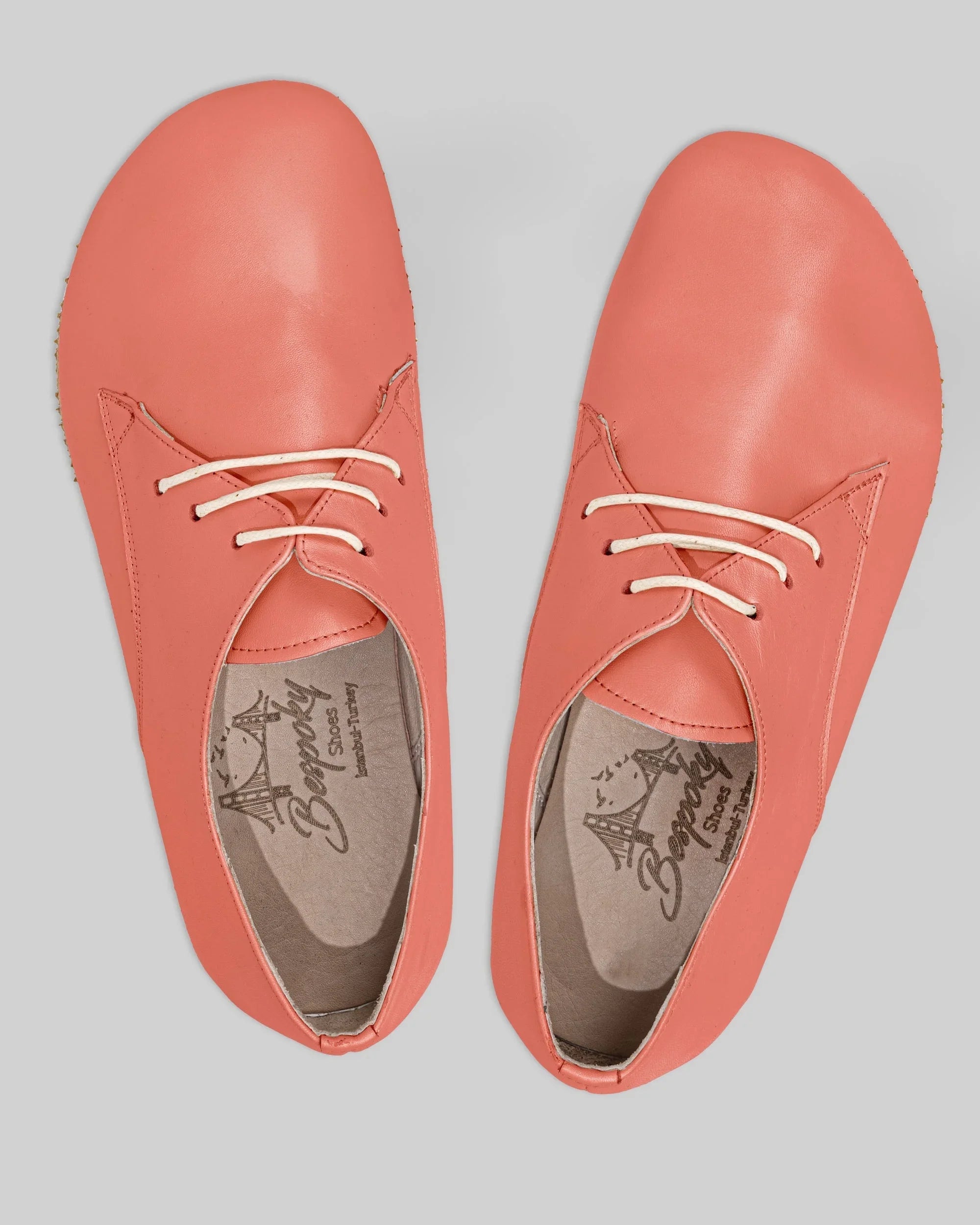 Side view Pomegranate Oxford Shoes - Calf Leather Zero Drop | Bespoky