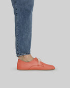Pair Pomegranate Oxford Shoes - Barefoot Wide Toe Calf Leather | Bespoky