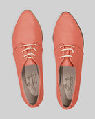Side view Pomegranate Pointed Toe Oxford - Calf Leather Zero Drop | Bespoky