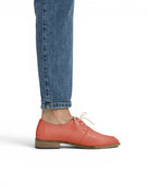Pair Pomegranate Pointed Toe Oxford - Barefoot Wide Toe Calf Leather | Bespoky