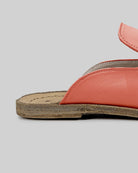 Top view Pomegranate Pointed Toe Mules - Handcrafted Calf Leather | Bespoky