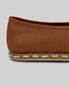 Detail Dark Tan Yemeni Shoes - Handcrafted Calf Leather Turkey | Bespoky