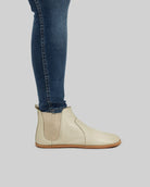 Detail Beige Chelsea Boots - Handcrafted Calf Leather Turkey | Bespoky