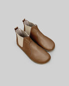 Men's Dark Tan Chelsea Boots - Handcrafted Calf Leather Wide Toe Box | Bespoky