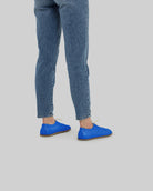 Top view Blue Barefoot Sneaker - Handcrafted Calf Leather | Bespoky