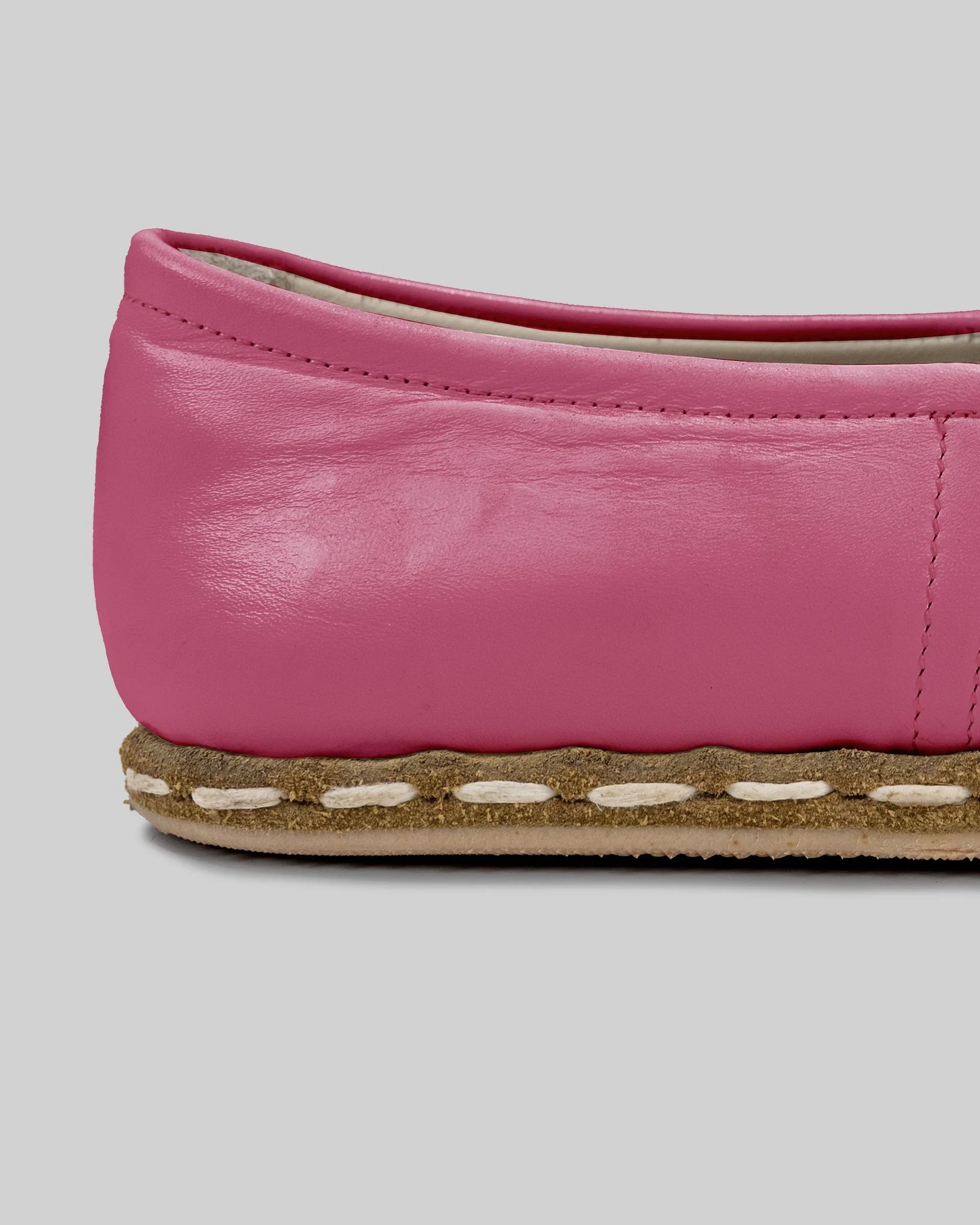Detail Fuchsia Yemeni Shoes - Handcrafted Calf Leather Turkey | Bespoky