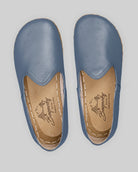 Top view Jean Blue Barefoot Yemeni - Handcrafted Calf Leather | Bespoky