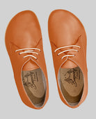 Top view Orange Oxford Shoes - Handcrafted Calf Leather | Bespoky