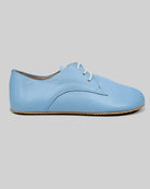 Side view Baby Blue Oxford Shoes - Calf Leather Zero Drop | Bespoky