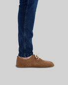 Detail Tan Oxford Shoes - Handcrafted Calf Leather Turkey | Bespoky