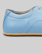 Top view Baby Blue Barefoot Sneaker - Handcrafted Calf Leather | Bespoky