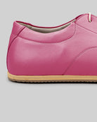 Top view Fuchsia Barefoot Sneaker - Handcrafted Calf Leather | Bespoky