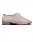 Detail Pink Pointed Toe Oxford - Handcrafted Calf Leather Turkey | Bespoky