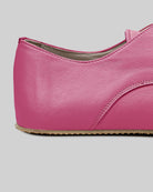 Top view Fuchsia Oxford Shoes - Handcrafted Calf Leather | Bespoky