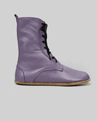 Side view Purple Barefoot Boot - Calf Leather Zero Drop | Bespoky