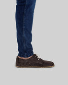 Detail Brown Oxford Shoes - Handcrafted Calf Leather Turkey | Bespoky